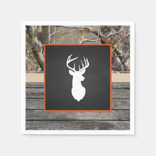 Serviette En Papier Deer Party Napkin - Garçon
