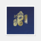 Serviette En Papier Déesse d'or Ganesha - Papier Napkin (Devant)
