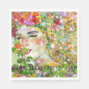 Serviette En Papier Déesse enchantée