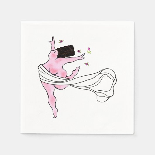 Serviette En Papier Déesse Whimsical (Devant)