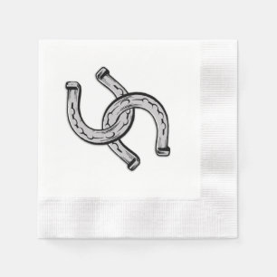 Serviette En Papier Défer à cheval
