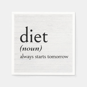 Serviette En Papier Définition de DIET