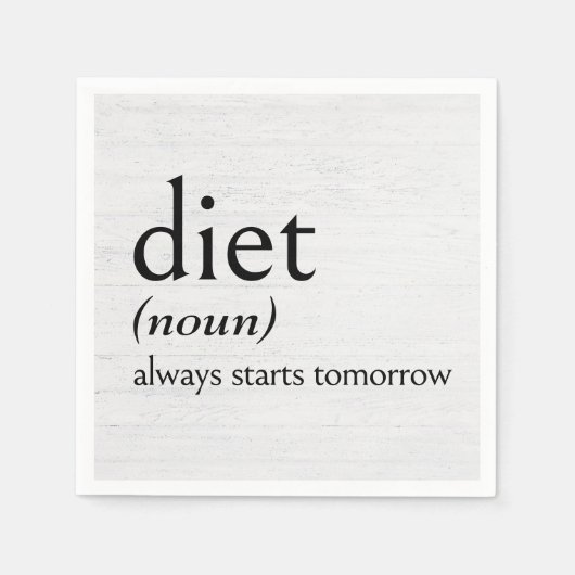 Serviette En Papier Définition de DIET (Devant)