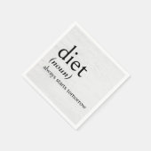 Serviette En Papier Définition de DIET (Coin)