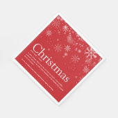 Serviette En Papier Définition drôle des vacances de Noël simples (Coin)