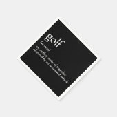 Serviette En Papier Définition du dictionnaire pour le GOLF (Coin)