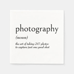 Serviette En Papier Définition du dictionnaire pour PHOTOGRAPHIE