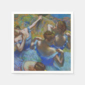 Serviette En Papier Degas Blue Dancers Pastel Fine Art Masterpiece (Devant)