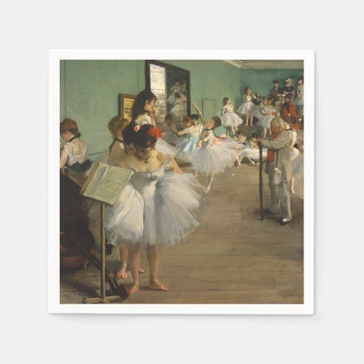 Serviette En Papier Degas Dance Class Ballet Dancers Ballerina Art (Devant)