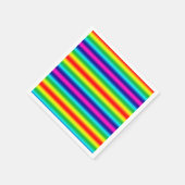 Serviette En Papier Dégradé arc-en-ciel. (Coin)