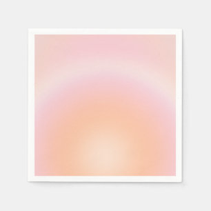 Serviette En Papier Dégradé Fuzz Peach
