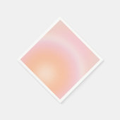Serviette En Papier Dégradé Fuzz Peach (Coin)