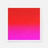 Serviette En Papier dégradé noir rose, écarlate, rouge, rose (Devant)