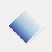 Serviette En Papier Dégradé Ombre Bleu (Coin)
