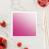 Serviette En Papier Dégradé rose chaud (En situation)