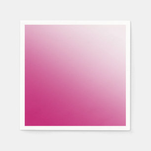 Serviette En Papier Dégradé rose chaud