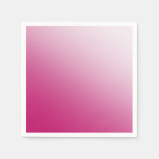 Serviette En Papier Dégradé rose chaud