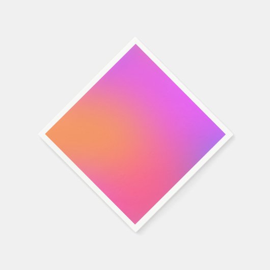 Serviette En Papier Dégradé tropical (Coin)