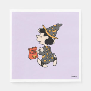 Serviette En Papier Déguisement de sorcière Lucy Peanuts Halloween