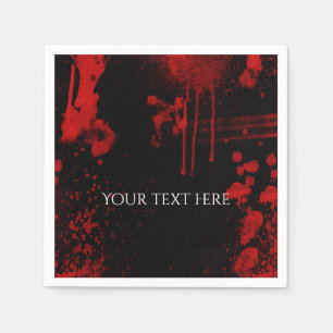Serviette En Papier Déguisement Gouttes de Sang Halloween Soirée Gothi