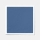 Serviette En Papier Deja Vu Bleu Saison Printemps Couleur Solide (Devant)