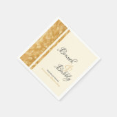 Serviette En Papier Déjeuner bulles de champagne Shower nuptial pétill (Coin)