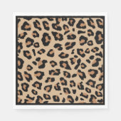 Serviette En Papier Déjeuner Empreinte de léopard (Devant)