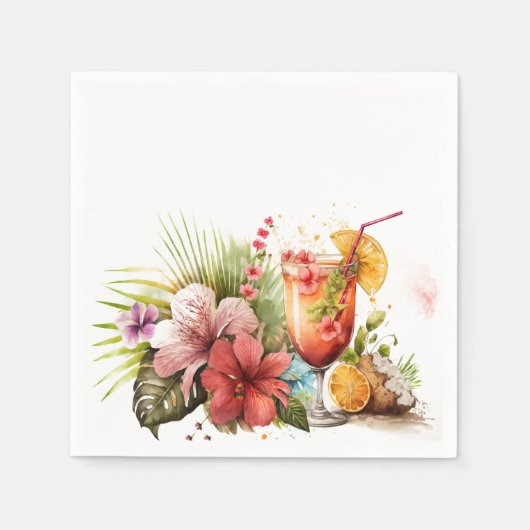 Serviette En Papier Déjeuner féminin (Devant)