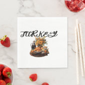 SERVIETTE EN PAPIER DÉJEUNER STANDARD NAPKIN (En situation)