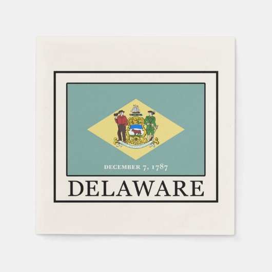 Serviette En Papier Delaware (Devant)