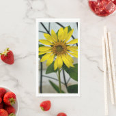 Serviette En Papier Délicat tournesol jaune (En situation)