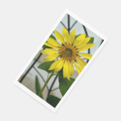 Serviette En Papier Délicat tournesol jaune (Coin)
