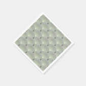 Serviette En Papier Délicat vert et gris, art déco. (Coin)