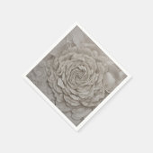 Serviette En Papier Délicate Gardenia Fleur blanche douce (Coin)