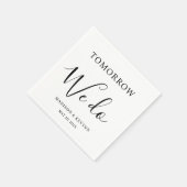 Serviette En Papier Demain nous faisons minimes et chic | Napkins mari (Coin)