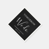 Serviette En Papier Demain nous faisons minimes et chic | Napkins mari (Coin)