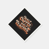 Serviette En Papier Demi-café, Demi-enseignant - Apprenti-café (Coin)