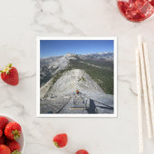 Serviette En Papier Demi-dôme regardant vers le bas des câbles - Yosem (En situation)