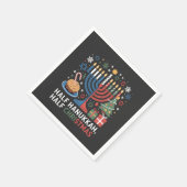 Serviette En Papier Demi-Noël mi-Hanoukka Christmukkah Funny (Coin)