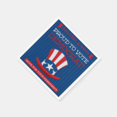 Serviette En Papier Démocrate (Coin)