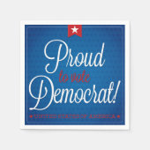 Serviette En Papier Démocrate (Devant)