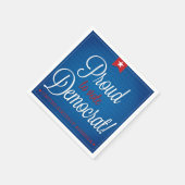 Serviette En Papier Démocrate (Coin)