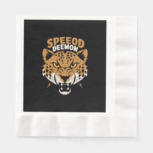 Serviette En Papier Démon de la vitesse (Devant)