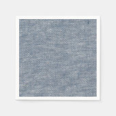 Serviette En Papier Denim (Devant)