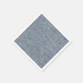 Serviette En Papier Denim (Coin)