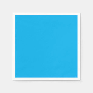 Serviette En Papier Denim Blue, Fountain Blue, Jellfish,