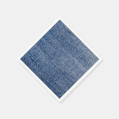 Serviette En Papier Denim Blue Jeans Faux Texture rustique (Coin)