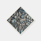Serviette En Papier Denim & Diamonds Gemstone Jean fête d'anniversaire (Coin)