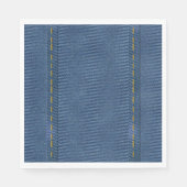 SERVIETTE EN PAPIER DENIM NUMÉRIQUE (Devant)