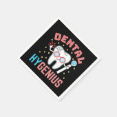 Serviette En Papier Dental Hygenius Funny Hygienist RDH (Coin)